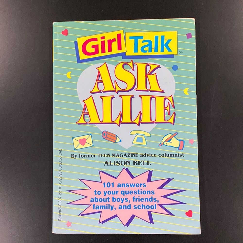 Vintage | Girl Talk: Ask Allie by Alison Bell - Paperback Book